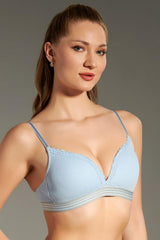 8132-Desteksiz B Cup First Bra Sütyen (2 Li Askılı Pk)