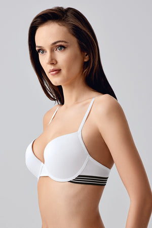 8133-Desteksiz B Cup First Bra Sütyen (2 Li Askılı Pk)