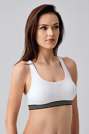 8134-Desteksiz B Cup First Bra Sütyen (2 Li Askılı Pk)