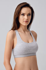 8135-Desteksiz B Cup First Bra Sütyen (2 Li Askılı Pk)