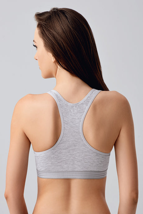 8135-Desteksiz B Cup First Bra Sütyen (2 Li Askılı Pk)