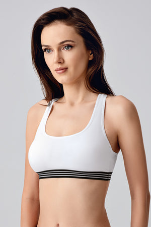 8135-Desteksiz B Cup First Bra Sütyen (2 Li Askılı Pk)
