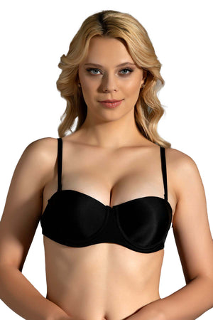 8315- B Cup Sırtı Şeffaf Sütyen (2 Li Askılı Pk)