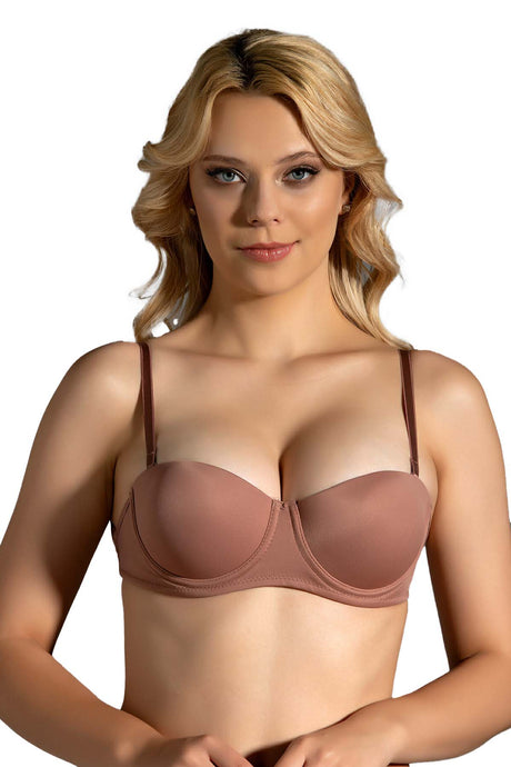 8315- B Cup Sırtı Şeffaf Sütyen (2 Li Askılı Pk) 338315