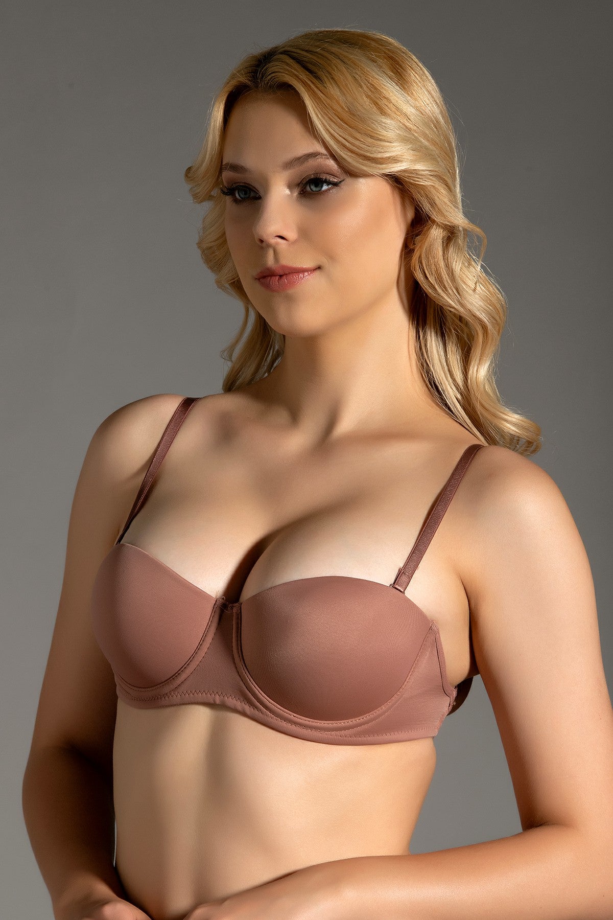 8315- B Cup Sırtı Şeffaf Sütyen (2 Li Askılı Pk)