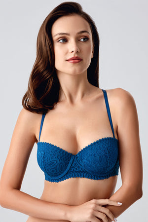 8355-Destekli B Cup Dantelli Sütyen (2 Li Askılı Pk) 338355
