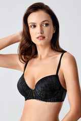 8360-Desteksiz B Cup Dantelli Sütyen (2 Li Askılı Pk)