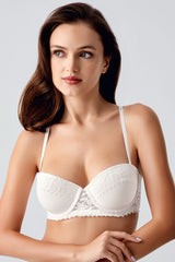 8375-Destekli B Cup Dantelli Sütyen (2 Li Askılı Pk) 338375