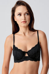 8380-Desteksiz B Cup Dantelli Sütyen (2 Li Askılı Pk) 338380