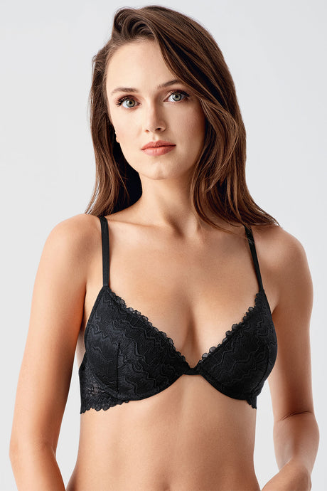 8385-Destekli B Cup Dantelli Sütyen (2 Li Askılı Pk) 338385