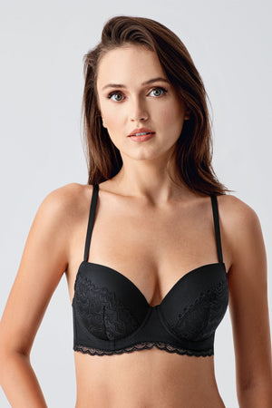 8395-Destekli B Cup Dantelli Sütyen (2 Li Askılı Pk) 338395