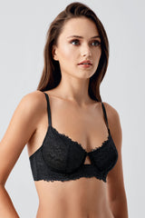 8380-Desteksiz C Cup Dantelli Sütyen (2 Li Askılı Pk)