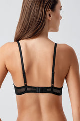 8410-Desteksiz C Cup Dantelli Sütyen (2 Li Askılı Pk)