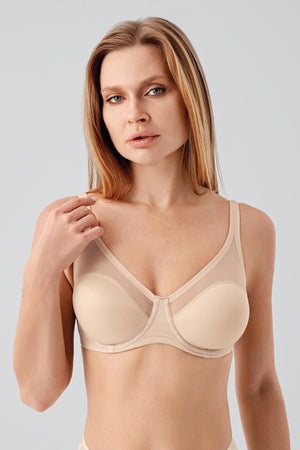 6002-Balensiz D Cup Big Size Sütyen (2 Li Askılı Pk)