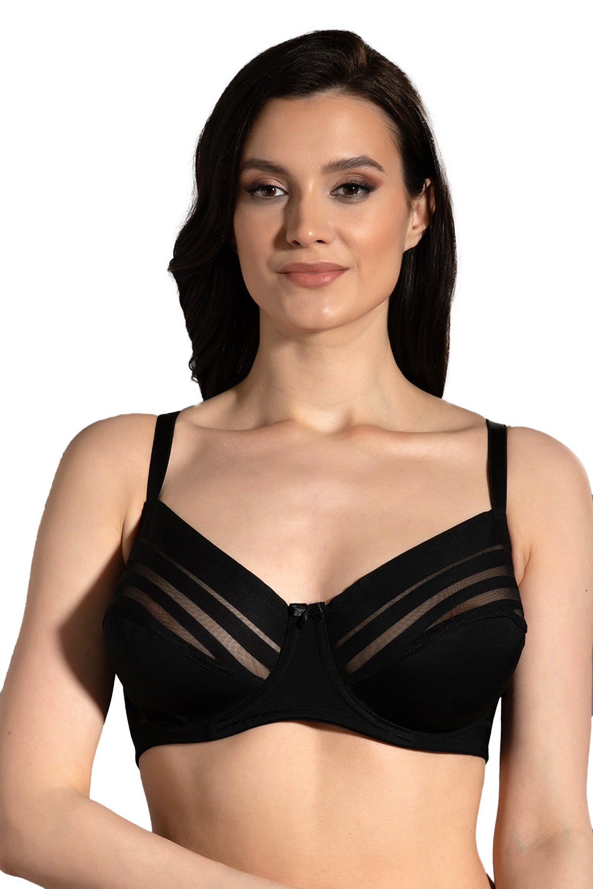 8070-Balenli D Cup Toparlayıcı Sütyen (2 Li Askılı Pk)