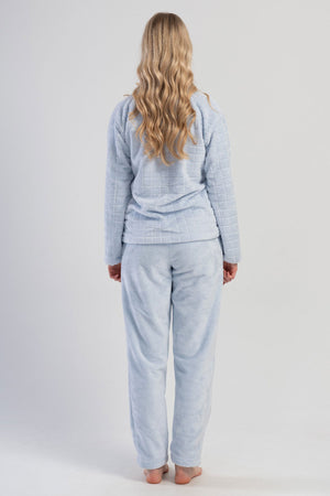 KADIN J.ULTRASOFT V YAKA UZUN KOL CEPLI PIJAMA TAKIM