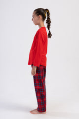 Kids' Girl Supreme Scarlet Pyjama Set