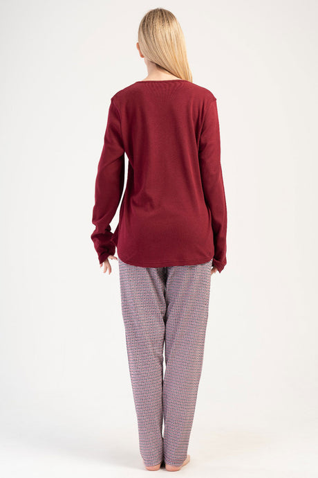 KADIN INTERLOK XXL O YAKA UZUN KOL ETEGI OVAL PIJAMA TAKIM