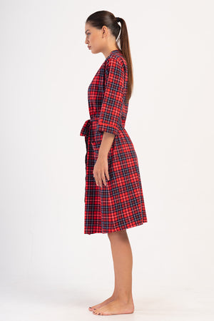 Woman Scarlet Supreme Poor Sleeve Dressing Gown