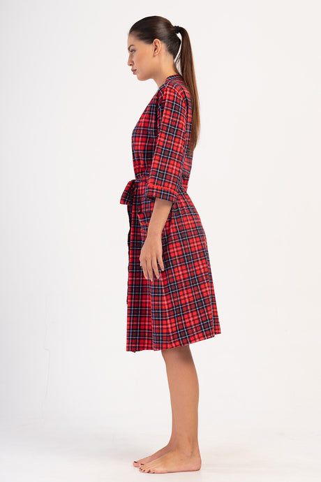 Woman Scarlet Supreme Poor Sleeve Dressing Gown