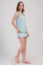 Woman Supreme Big Size Sea Star Sleeveless Short Set