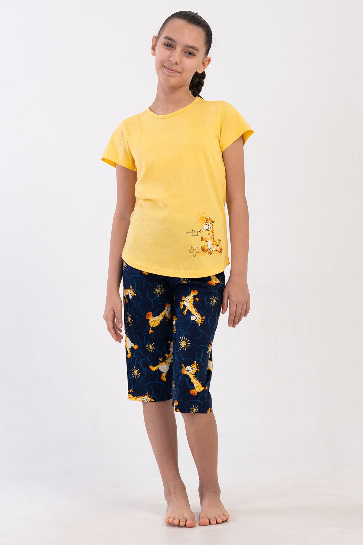 Kids' Girl Supreme Giraffe Capri Set