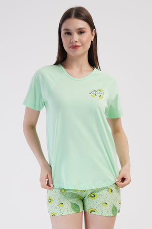 KADIN LYC SUPREM O YAKA REGLAN KISA KOL ETEGI OVAL SORT TAKIM