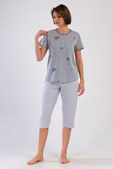 Woman Supreme Big Size Tora Capri Set