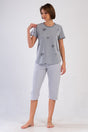 Woman Supreme Big Size Tora Capri Set