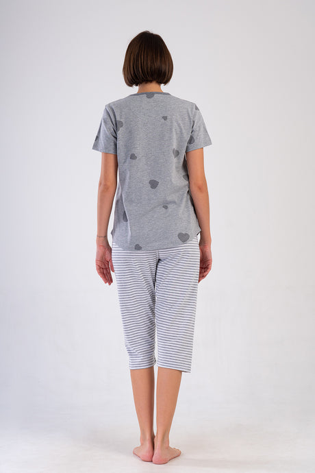 Woman Supreme Big Size Tora Capri Set