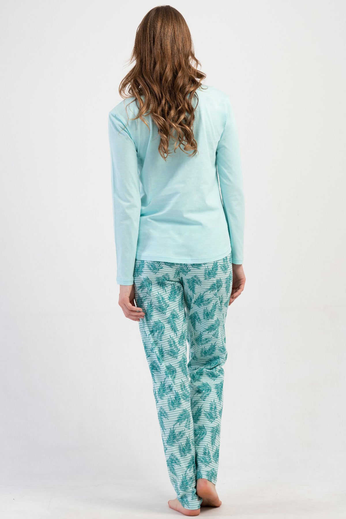KADIN P.SUPREM O YAKA UZUN KOL ETEGI OVAL PIJAMA TAKIM