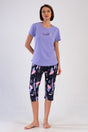Woman Lilac Supreme Capri Set