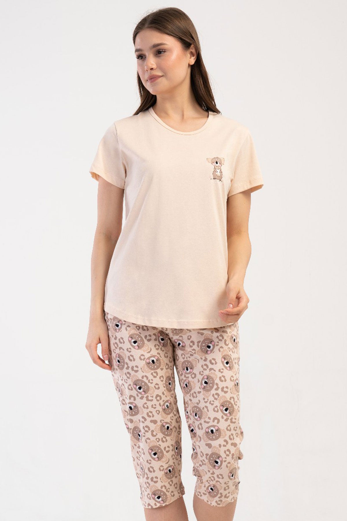 KADIN P.SUPREM O YAKA KISA KOL ETEGI OVAL KAPRI TAKIM