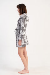 Woman Jacquard Interlock Yeha Dressing Gown