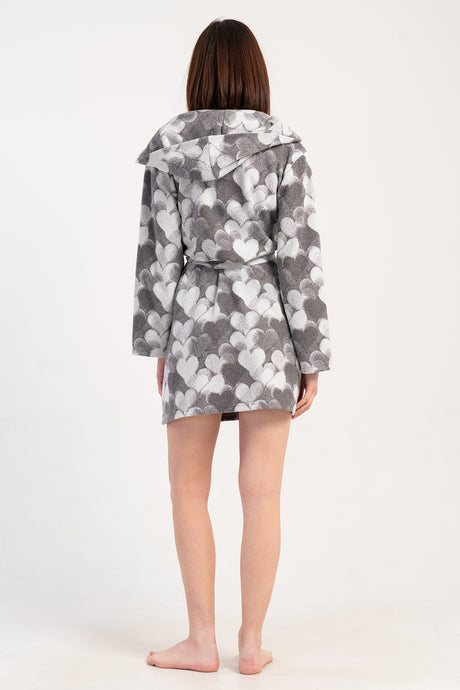 Woman Jacquard Interlock Yeha Dressing Gown
