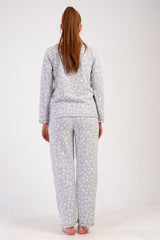 Woman Jacquard Interlock Snowy Pyjama Set