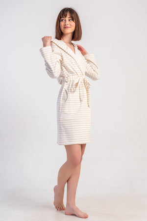 Woman Two Yarn Softy Dressing Gown