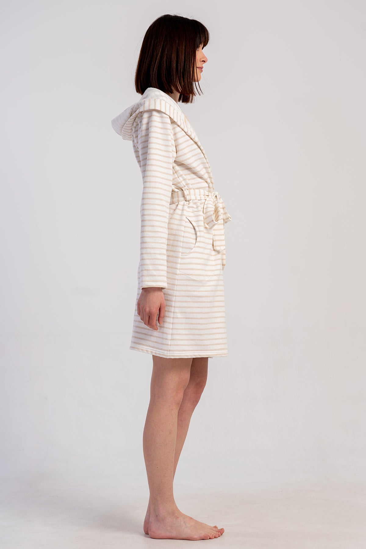 Woman Two Yarn Softy Dressing Gown