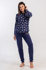 Woman Interlock Secca O Neck Pyjama Set