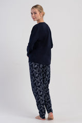 Woman Supreme Big Size V Neck Olla Pyjama Set