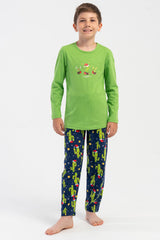 ERKEK COCUK P.SUPREM O YAKA UZUN KOL PIJAMA TAKIM(5-6/13-14) 503276