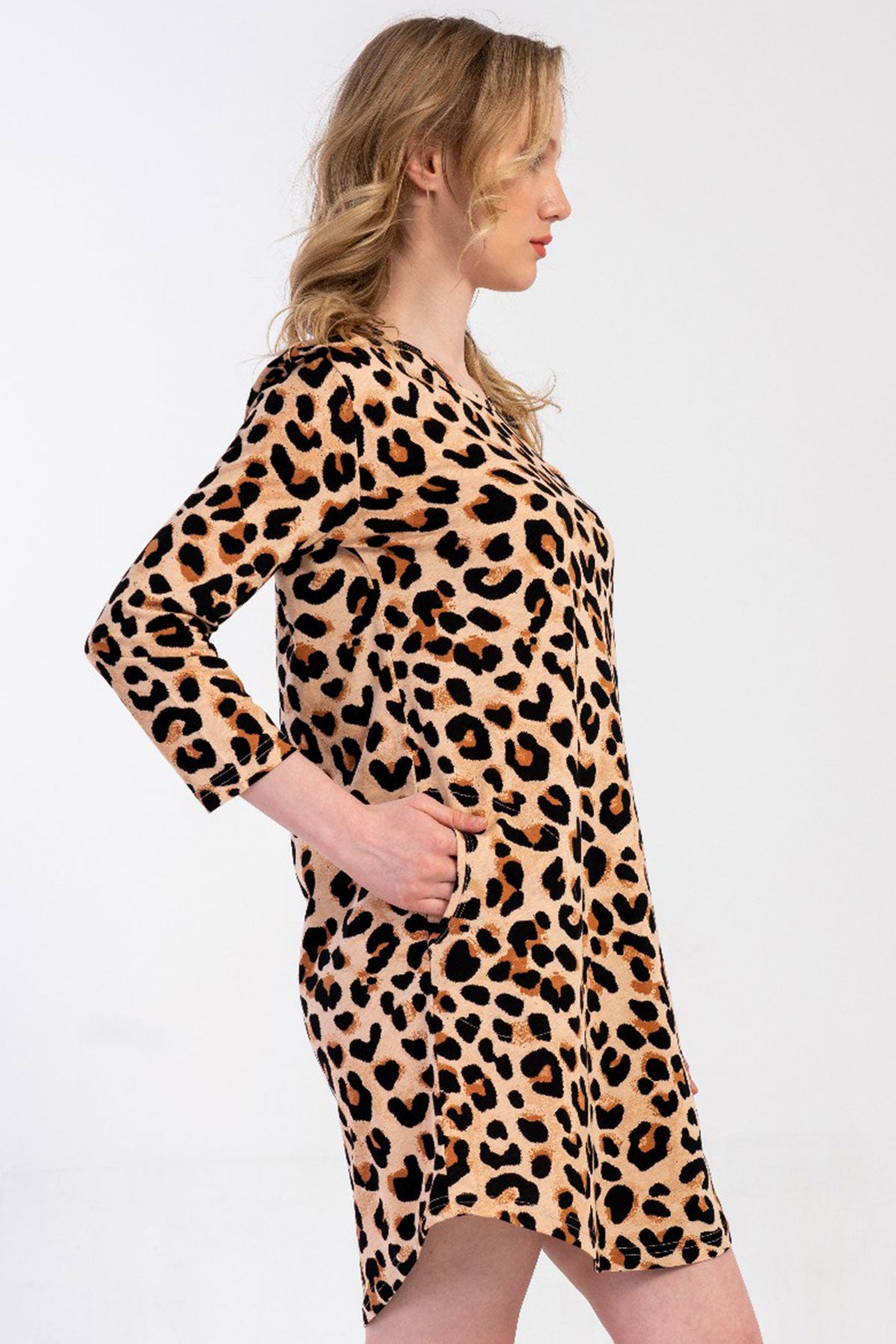 KADIN P.SUPREM XXL 7/8KOL ETEGI OVAL CEPLI TUNIK