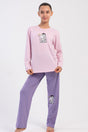KIZ COCUK P.SUPREM O YAKA UZUN KOL ETEGI OVAL PIJAMA TAKIM(9/10-15/16)