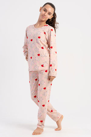 KIZ COCUK LYC SUPREM UZUN KOL PIJAMA TAKIM(3/4-7/8) 507199