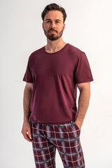 CEPLI ERKEK P.SUPREM XXL V YAKA KISA KOL PIJAMA TAKIM