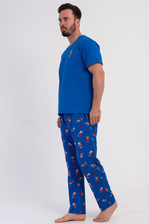 CEPLI ERKEK P.SUPREM O YAKA KISA KOL PIJAMA TAKIM