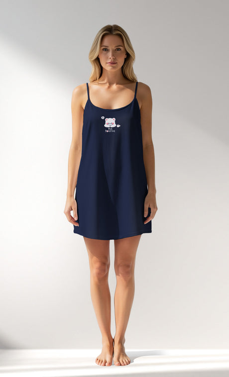 Woman Supreme MidnightBear Thin Strap Tunic - A-19-3925 - Image 1