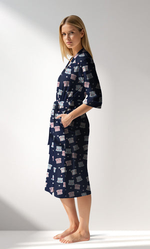 Woman Supreme MidnightBear Dressing Gown - ROTASYON - Image 2