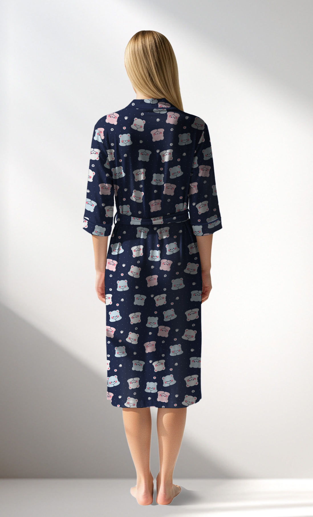 Woman Supreme MidnightBear Dressing Gown - ROTASYON - Image 3