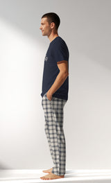 Man Supreme GoodLuck Pyjama Set - B-19-4025 - Image 2
